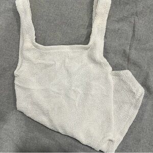Hunza G white swimsuit